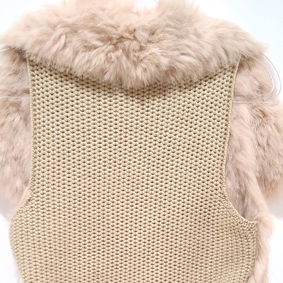 Neiman Marcus Rabbit Fur Vest Medium BNWT - Picture 7 of 10